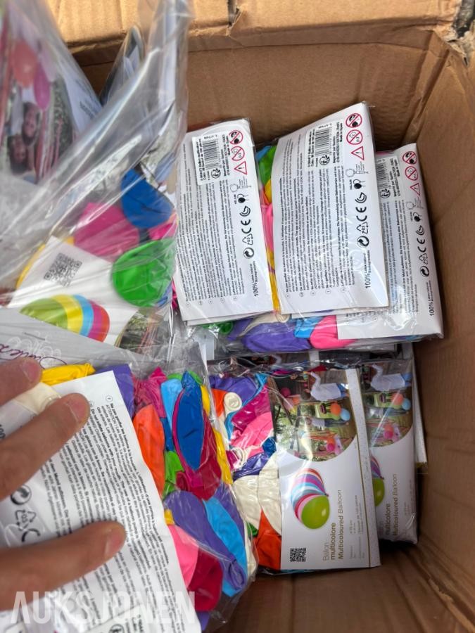 Nytt restlager fra Frankrike – ballong- og festartikler